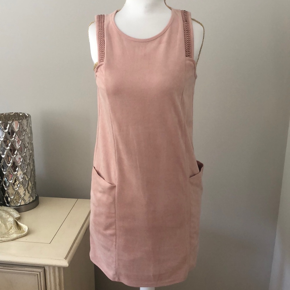 Light pink mini dress